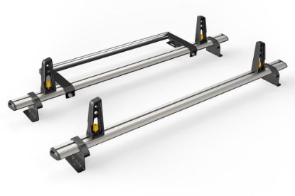 Picture of Van Guard 2 UltiBar+ Roof Bars with Roller Bundle for Renault Kangoo 2008-2021 | L1, L2, L3 | H1 | Twin Rear Doors | VG276-2#VGR-04