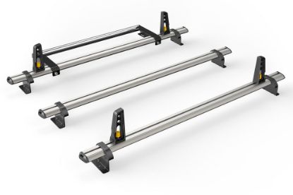 Picture of Van Guard 3 UltiBar+ Roof Bars with Roller Bundle for Renault Kangoo 2008-2021 | L3 | H1 | Twin Rear Doors | VG276-3#VGR-04