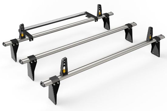 Picture of Van Guard 3 UltiBar+ Roof Bars with Roller Bundle for Land Rover Defender 1983-2016 | VG281-3#VGR-24