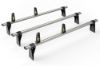 Picture of Van Guard 3 UltiBar+ Roof Bars with Roller Bundle for Land Rover Defender 1983-2016 | VG281-3#VGR-24