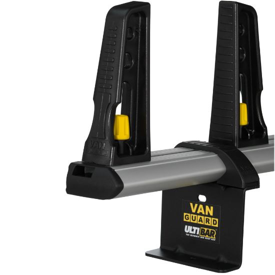Picture of Van Guard 2 UltiBar+ Roof Bars with Roller Bundle for Volkswagen Caddy 2010-2015 | L2 | H1 | Twin Rear Doors | VG299-2#VGR-23