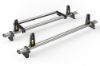 Picture of Van Guard 2 UltiBar+ Roof Bars with Roller Bundle for Peugeot Partner 1996-2008 | L1 | H1 | Twin Rear Doors | VG96#VGR-23