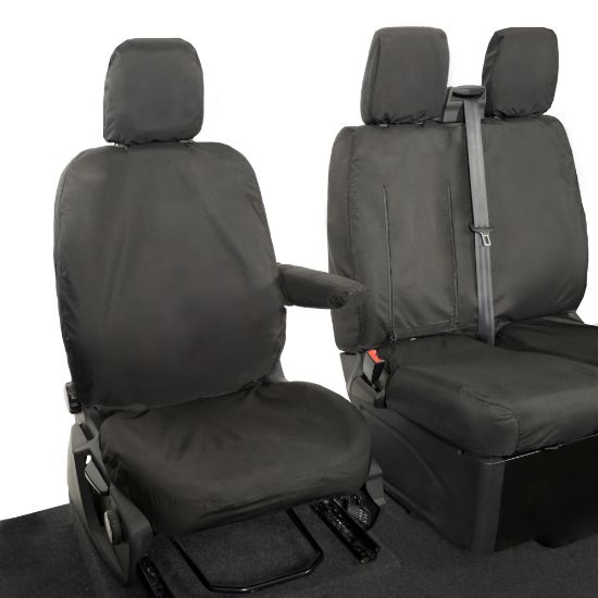 Picture of UK Custom Covers Ford Transit Custom (2013-2023) Tailored PU Front Seat Covers | SC102