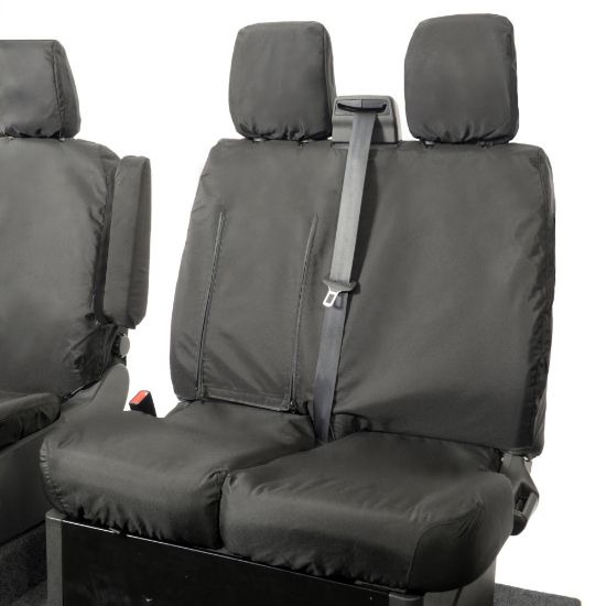Picture of UK Custom Covers Ford Transit Custom (2013-2023) Tailored PU Front Seat Covers | SC102