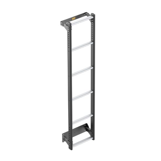 Van Guard ULTI Ladder with Bespoke Fitting Kit for Ford Transit Custom 2013-2023 | L1, L2 | H2 | Twin Rear Doors