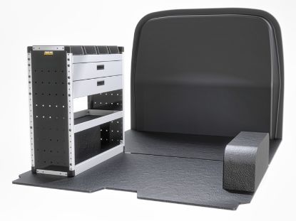 Picture of Van Guard Gold Trade Van Racking Package - Nearside for Maxus Deliver 7 2023-Onwards | L1 | H1 | TVR-G-008-NS