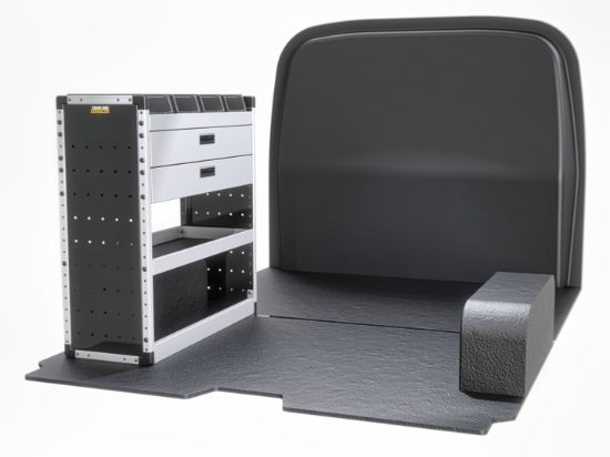 Picture of Van Guard Gold Trade Van Racking Package - Nearside for Maxus Deliver 7 2023-Onwards | L1 | H1 | TVR-G-008-NS