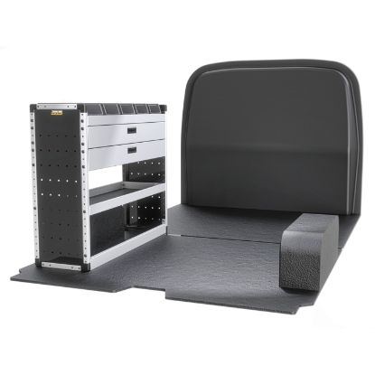 Picture of Van Guard Gold Trade Van Racking Package - Nearside for Maxus Deliver 7 2023-Onwards | L2 | H1 | TVR-G-016-NS