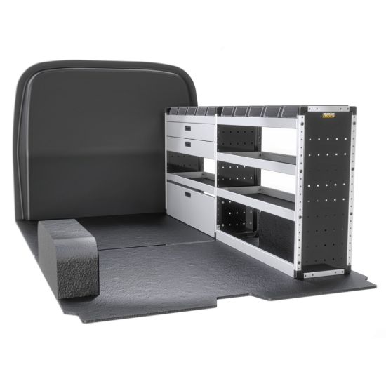 Van Guard Gold Trade Van Racking Package - Offside for Maxus Deliver 7 2023-Onwards | L2 | H1
