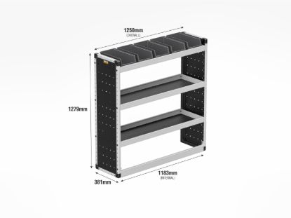 Picture of Van Guard Silver Trade Van Racking Package - Nearside for Maxus Deliver 7 2023-Onwards | L2 | H2 | TVR-S-005-NS
