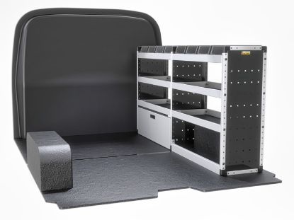 Picture of Van Guard Silver Trade Van Racking Package - Offside for Maxus Deliver 7 2023-Onwards | L1 | H1 | TVR-S-008-OS