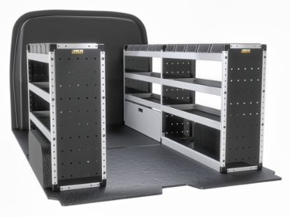 Picture of Van Guard Silver Trade Van Racking Package - Complete Kit for Maxus Deliver 7 2023-Onwards | L2 | H1 | TVR-S-016