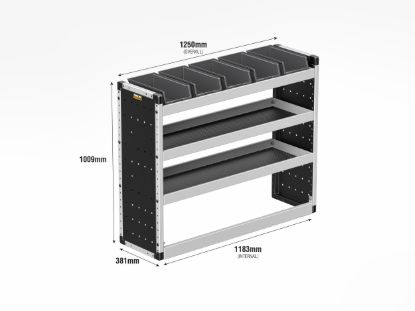 Picture of Van Guard Silver Trade Van Racking Package - Complete Kit for Maxus Deliver 7 2023-Onwards | L2 | H1 | TVR-S-016