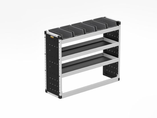 Picture of Van Guard Silver Trade Van Racking Package - Nearside for Maxus Deliver 7 2023-Onwards | L2 | H1 | TVR-S-016-NS