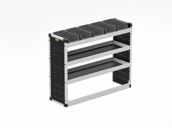 Picture of Van Guard Silver Trade Van Racking Package - Nearside for Maxus Deliver 7 2023-Onwards | L2 | H1 | TVR-S-016-NS