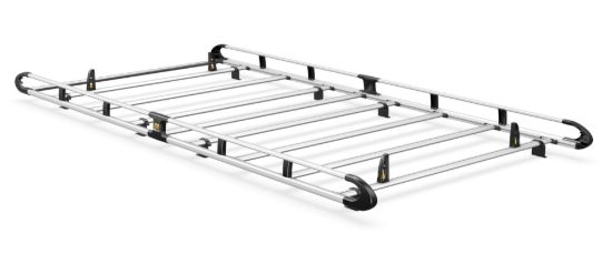 Van Guard ULTI Rack+ (Aluminium) - 7 Bar Roof Rack for Citroen Relay 2006-Onwards | L3 | H2, H3 | Twin Rear Doors
