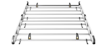 Picture of Van Guard ULTI Rack+ (Aluminium) - 8 Bar Roof Rack for Citroen Relay 2006-Onwards | L4 | H2, H3 | Twin Rear Doors | VGUR-268