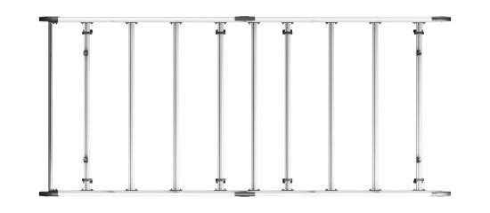 Picture of Van Guard ULTI Rack+ (Aluminium) - 8 Bar Roof Rack for Fiat Ducato 2006-Onwards | L4 | H2, H3 | Twin Rear Doors | VGUR-268