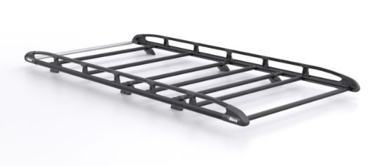 Rhino KammRack Black Roof Rack 3.2m long x 1.4m wide for Mercedes Vito 2015-Onwards | L2 | H1 | Twin Rear Doors