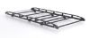 Rhino KammRack Black Roof Rack 3.2m long x 1.6m wide - Fixed and T-Track for Mercedes Sprinter 2006-2018 | L2 | H2 | Twin Rear Doors