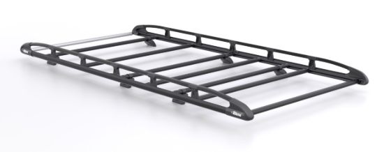 Rhino KammRack Black Roof Rack 3.8m long x 1.7m wide for Fiat Ducato 2006-Onwards | L3 | H2 | Twin Rear Doors