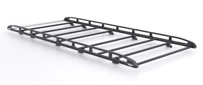 Rhino KammRack Black Roof Rack 4.2m long x 1.7m wide for Fiat Ducato 2006-Onwards | L4 | H2 | Twin Rear Doors