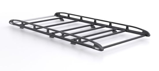 Rhino KammRack Black Roof Rack 3.0m long x 1.6m wide for Renault Master 2010-2024 | L1 | H1 | Twin Rear Doors