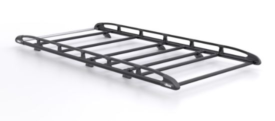 Rhino KammRack Black Roof Rack 3.2m long x 1.6m wide for Nissan NV400 2010-2024 | L2 | H2 | Twin Rear Doors
