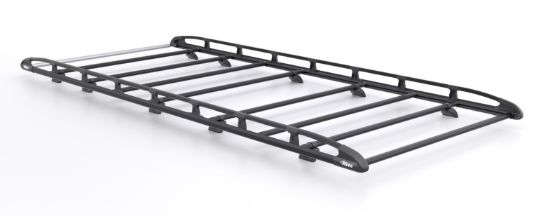 Rhino KammRack Black Roof Rack 4.4m long x 1.6m wide for Vauxhall Movano 2010-2021 | L4 | H2 | Twin Rear Doors