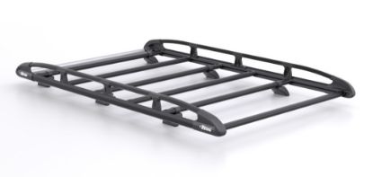 Rhino KammRack Black Roof Rack 2.4m long x 1.25m wide for Ford Transit Connect 2013-2024 | L2 | H1 | Twin Rear Doors
