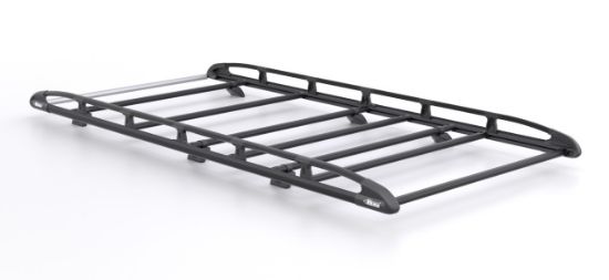 Rhino KammRack Black Roof Rack 3.0m long x 1.6m wide for Ford Transit 2014-Onwards | L2 | H2 | Twin Rear Doors