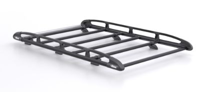 Rhino KammRack Black Roof Rack 2.8m long x 1.6m wide for Renault Trafic 2014-Onwards | L1 | H1 | Twin Rear Doors