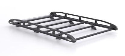 Rhino KammRack Black Roof Rack 2.6m long x 1.6m wide for Renault Trafic 2014-Onwards | L1 | H1 | Tailgate