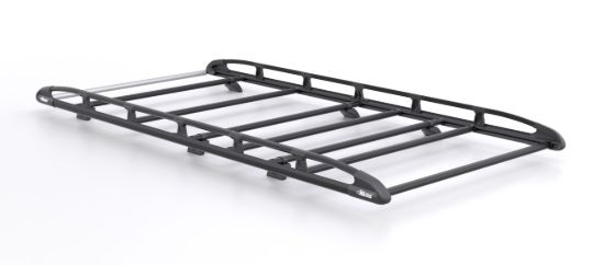 Rhino KammRack Black Roof Rack 3.0m long x 1.6m wide for Renault Trafic 2014-Onwards | L2 | H1 | Tailgate