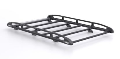Rhino KammRack Black Roof Rack 2.2m long x 1.4m wide for Renault Trafic 2014-Onwards | L1 | H2 | Twin Rear Doors