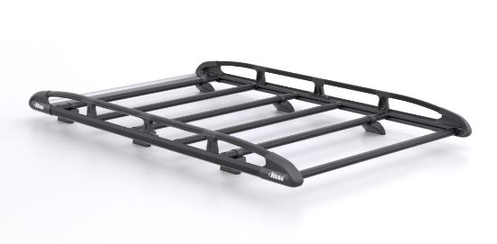 Rhino KammRack Black Roof Rack 2.2m long x 1.4m wide for Vauxhall Vivaro 2014-2019 | L1 | H2 | Twin Rear Doors