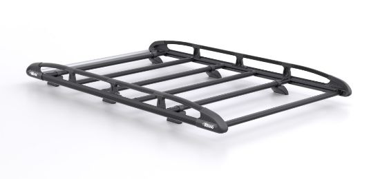Rhino KammRack Black Roof Rack 2.8m long x 1.6m wide for Ford Transit 2014-Onwards | L2 | H3 | Twin Rear Doors