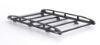 Rhino KammRack Black Roof Rack 2.8m long x 1.4m wide for Volkswagen T7 Transporter 2024-Onwards | L1 | H1 | Tailgate