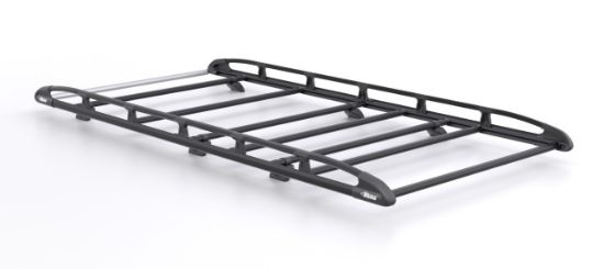 Rhino KammRack Black Roof Rack 3.0m long x 1.4m wide for Ford Transit Custom 2023-Onwards | L2 | H1 | Tailgate