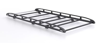 Rhino KammRack Black Roof Rack 3.6m long x 1.6m wide for Fiat Ducato 2006-Onwards | L3 | H3 | Twin Rear Doors