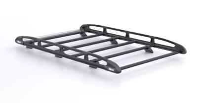 Rhino KammRack Black Roof Rack 2.2m long x 1.4m wide for Citroen Dispatch 2016-Onwards | L1 | H1 | Twin Rear Doors