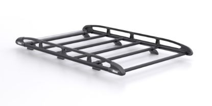 Rhino KammRack Black Roof Rack 2.2m long x 1.4m wide for Peugeot Expert 2016-Onwards | L1 | H1 | Twin Rear Doors