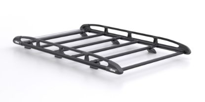 Rhino KammRack Black Roof Rack 2.0m long x 1.4m wide for Peugeot Expert 2016-Onwards | L1 | H1 | Tailgate
