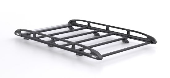 Rhino KammRack Black Roof Rack 2.6m long x 1.4m wide for Peugeot Expert 2016-Onwards | L2 | H1 | Twin Rear Doors