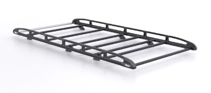 Rhino KammRack Black Roof Rack 3.0m long x 1.4m wide for Vauxhall Vivaro 2019-Onwards | L2 | H1 | Twin Rear Doors