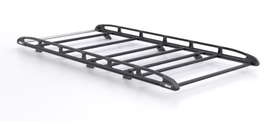 Rhino KammRack Black Roof Rack 3.0m long x 1.4m wide for Vauxhall Vivaro 2019-Onwards | L2 | H1 | Twin Rear Doors