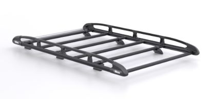 Rhino KammRack Black Roof Rack 2.8m long x 1.4m wide for Peugeot Expert 2016-Onwards | L3 | H1 | Tailgate