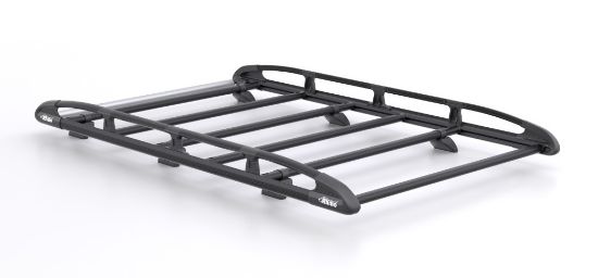 Rhino KammRack Black Roof Rack 2.8m long x 1.4m wide for Peugeot Expert 2016-Onwards | L3 | H1 | Tailgate