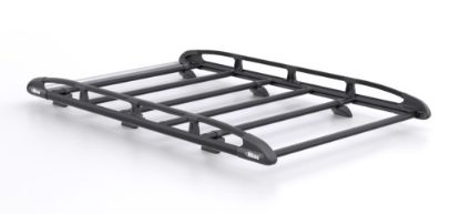 Rhino KammRack Black Roof Rack 2.8m long x 1.4m wide for Vauxhall Vivaro 2019-Onwards | L2 | H1 | Tailgate