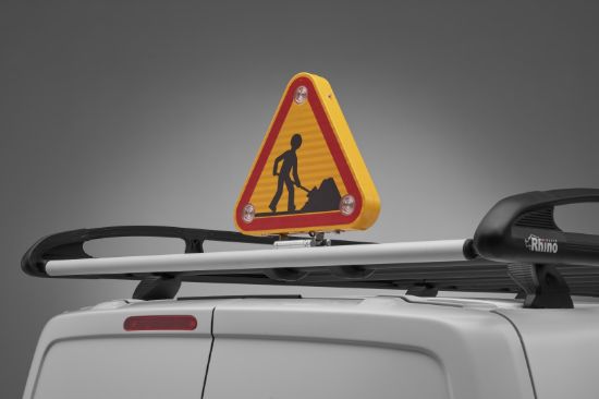 kammrack rear with warning triangle